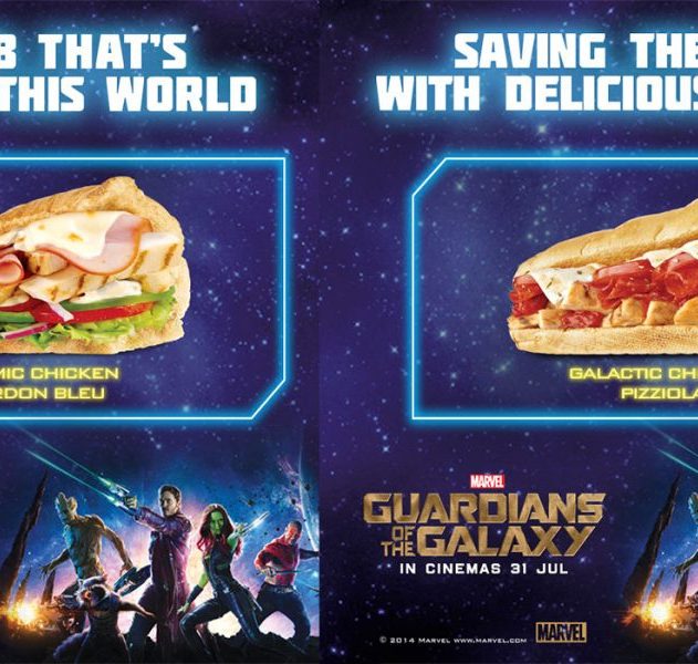 Subway Guardians of the Galaxy Limited Edition Subs