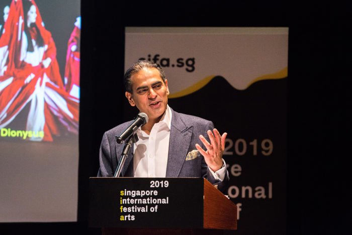 Gaurav Kripalani delivering an address at the media launch for SIFA 2019.